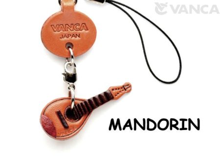 MANDOLIN LEATHER CELLULARPHONE CHARM