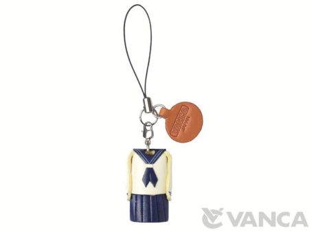 UNIFORM GIRLS SAILOR SUIT LEATHER GOODS PHONE CHARM