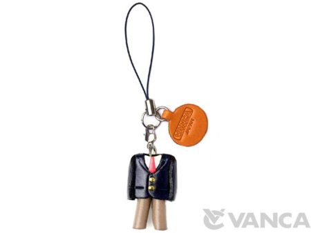 UNIFORM BOYS BLAZER SUIT LEATHER GOODS PHONE CHARM