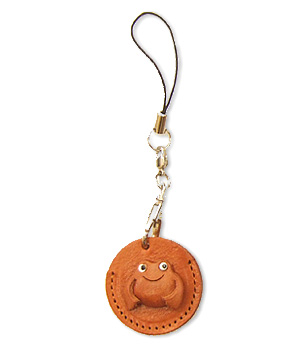 FROG LEATHER CELLULARPHONE CHARM COIN CASES