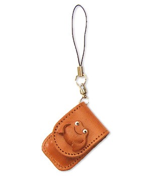 FROG LEATHER CELLULARPHONE CHARM MEMO SET