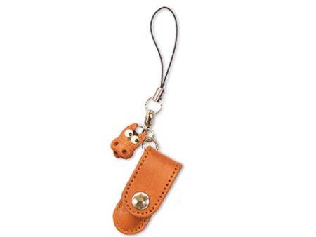 HORSE LEATHER CELLULARPHONE CHARM PENCIL CASE