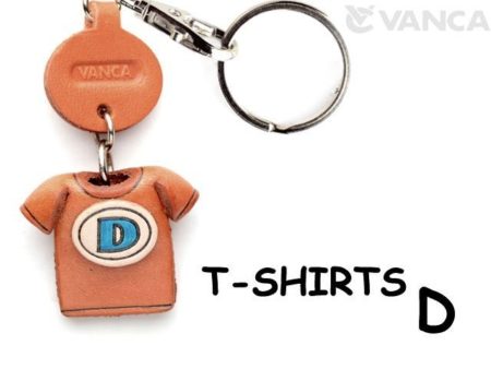 D(BLUE) LEATHER KEYCHAINS T-SHIRT