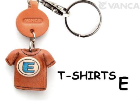 E(BLUE) LEATHER KEYCHAINS T-SHIRT