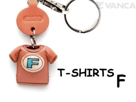F(BLUE) LEATHER KEYCHAINS T-SHIRT