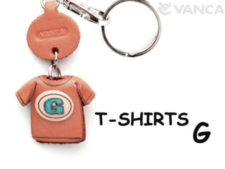 G(BLUE) LEATHER KEYCHAINS T-SHIRT