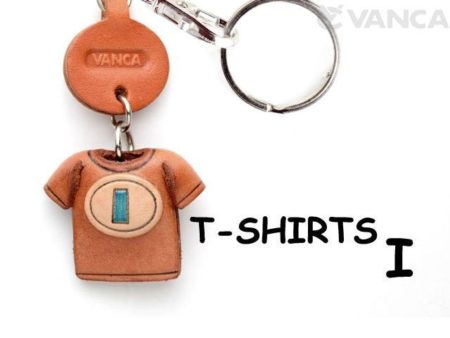 I(BLUE) LEATHER KEYCHAINS T-SHIRT