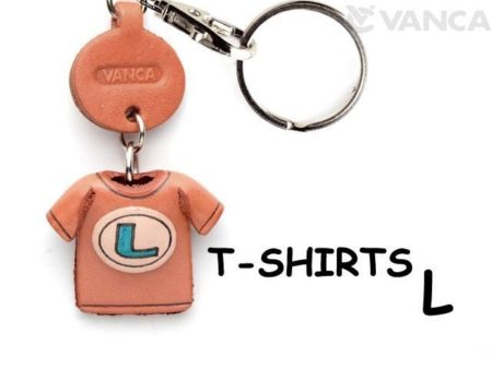 L(BLUE) LEATHER KEYCHAINS T-SHIRT