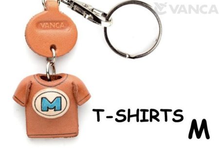 M(BLUE) LEATHER KEYCHAINS T-SHIRT