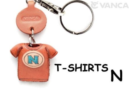 N(BLUE) LEATHER KEYCHAINS T-SHIRT