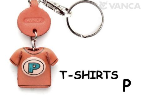 P(BLUE) LEATHER KEYCHAINS T-SHIRT