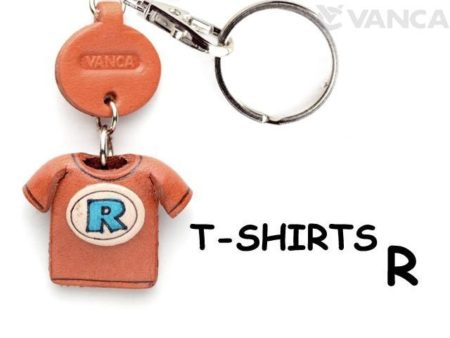 R(BLUE) LEATHER KEYCHAINS T-SHIRT