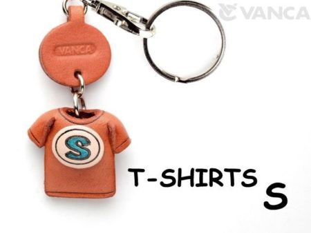 S(BLUE) LEATHER KEYCHAINS T-SHIRT