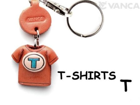 T(BLUE) LEATHER KEYCHAINS T-SHIRT
