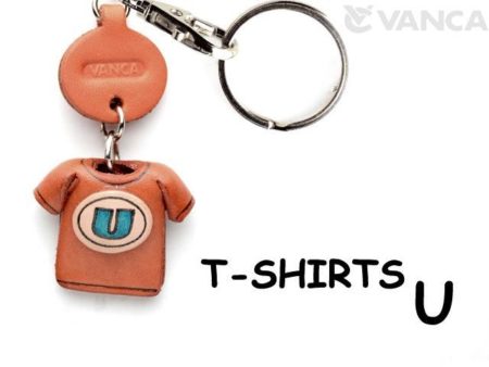 U(BLUE) LEATHER KEYCHAINS T-SHIRT