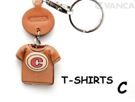 C(RED) LEATHER KEYCHAINS T-SHIRT