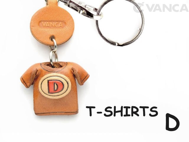 D(RED) LEATHER KEYCHAINS T-SHIRT