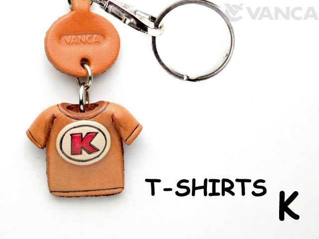 K(RED) LEATHER KEYCHAINS T-SHIRT