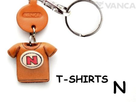 N(RED) LEATHER KEYCHAINS T-SHIRT