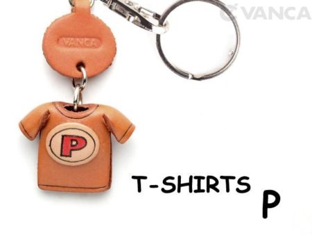 P(RED) LEATHER KEYCHAINS T-SHIRT