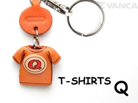 Q(RED) LEATHER KEYCHAINS T-SHIRT