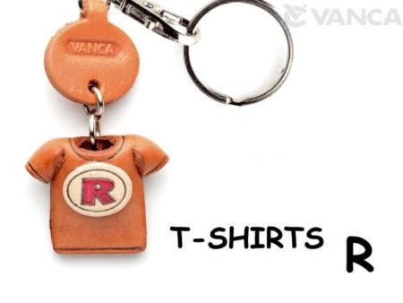R(RED) LEATHER KEYCHAINS T-SHIRT