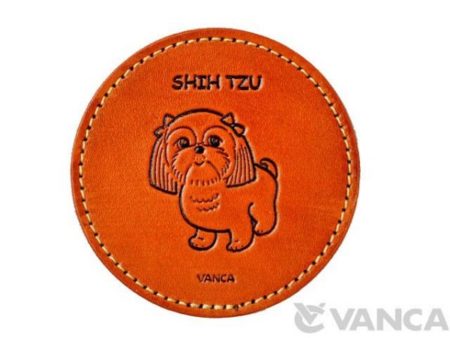 LEATHER COASTER SHI TZU