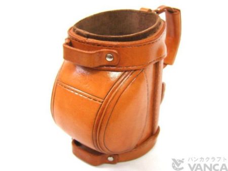 GOLF BAG HANDMADE LEATHER EYEGLASSES HOLDER/STAND