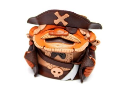 PIRATES HANDMADE LEATHER EYEGLASSES HOLDER/STAND