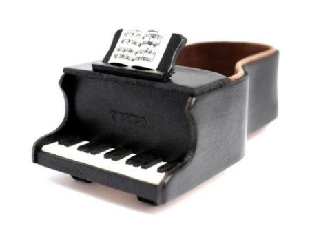 PIANO HANDMADE LEATHER EYEGLASSES HOLDER/STAND