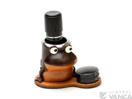 FROG JAPANESE LEATHER SEAL STAND
