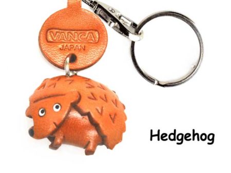 HEDGEHOG JAPANESE LEATHER KEYCHAINS ANIMAL