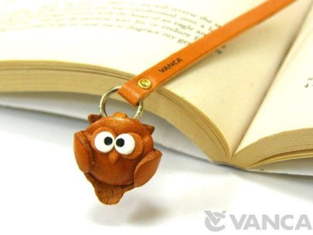 OWL LEATHER BOOKMARKER