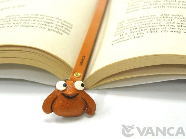 FROG HANDMADE LEATHER ANIMAL BOOKMARK/BOOKMARKER