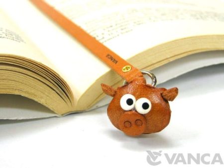 PIG LEATHER BOOKMARKER