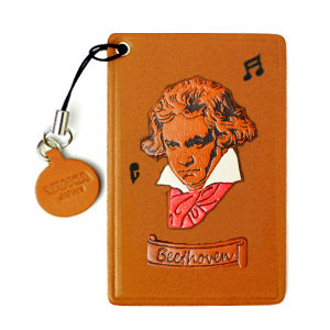 BEETHOVEN LEATHER COMMUTER PASS CASE/CARD HOLDERS