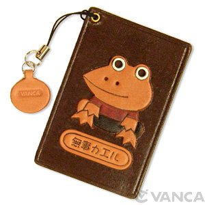 FROG LEATHER COMMUTER PASS/PASSCARD HOLDERS