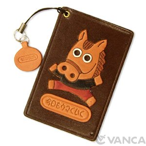 HORSE LEATHER COMMUTER PASS/PASSCARD HOLDERS