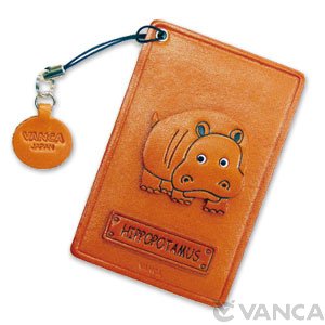 HIPPOPOTAMUS LEATHER COMMUTER PASS/PASSCARD HOLDERS