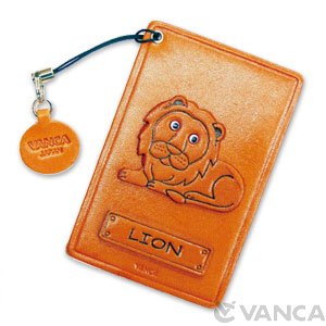 LION LEATHER COMMUTER PASS/PASSCARD HOLDERS