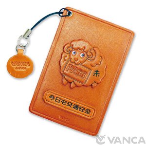 ZODIAC/SHEEP LEATHER COMMUTER PASS/PASSCARD HOLDERS