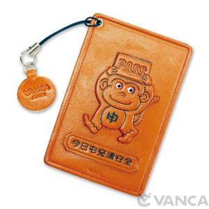 ZODIAC/MONKEY LEATHER COMMUTER PASS/PASSCARD HOLDERS