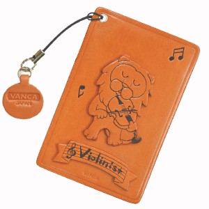 LION WITH VIOLON LEATHER COMMUTER PASS/PASSCARD HOLDERS