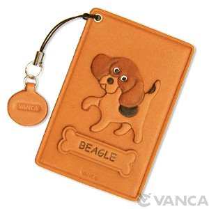 BEAGLE LEATHER COMMUTER PASS CASE/CARD HOLDERS