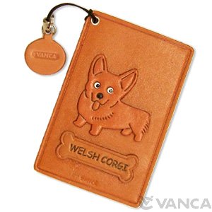 WELSH CORGI LEATHER COMMUTER PASS/PASSCARD HOLDERS