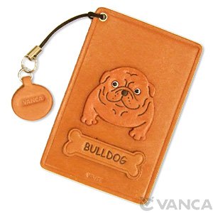 BULLDOG LEATHER COMMUTER PASS CASE/CARD HOLDERS