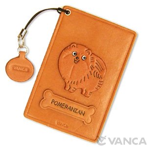 POMERANIAN LEATHER COMMUTER PASS/PASSCARD HOLDERS