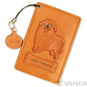 GREAT PYRENEES LEATHER COMMUTER PASS/PASSCARD HOLDERS