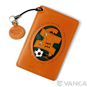 SOCCER-H LEATHER COMMUTER PASS/PASSCARD HOLDERS