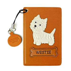 WESTIE LEATHER COMMUTER PASS/PASSCARD HOLDERS